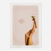 I Drink Therefore I Can (Beige) by The Connor Brothers, 2021, giclée in colors with screenprinted varnish, sold Feb 2026