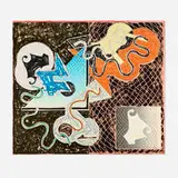 Frank Stella, Shards Variant IVa (from the Shards series), 1982, offset lithograph and screenprint in colors on Arches Cover