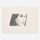 Alex Katz, Fran (from the June Ekman's Class portfolio), 1972, etching and aquatint on Arches