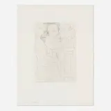 Pablo Picasso, Vieux sculpteur au travail (from the Suite Vollard), 1933, etching