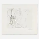 Pablo Picasso, Mousquetaire, abbé en prière, vieillard à la chouette et odalisque: Méduse, vierge ou simple femme? (from La série 156 portfolio)