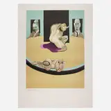 Francis Bacon, Metropolitan Museum of Art, 1975, lithograph in colors on Arches