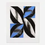 Charles Arnoldi, Untitled (from the Arcs series), 2016, polymergravure with etching and photo-etching in colors on Somerset