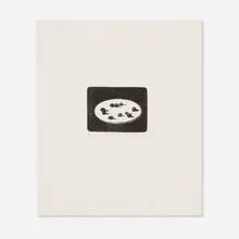 Olives (from the Delights portfolio) by Wayne Thiebaud, 1964, aquatint on BFK Rives, sold Feb 2026