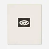 Wayne Thiebaud, Olives (from the Delights portfolio), 1964, aquatint on BFK Rives