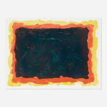 Sol LeWitt, Irregular Red, Yellow and Blue Rectangles Superimposed, 1993, etching and aquatint in colors on Arches 88