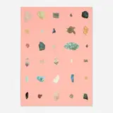 Damien Hirst, Rocks (from the London portfolio), 1992, screenprint in colors