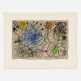Untitled (from the Flight portfolio) by Joan Miró, lithograph in colors, sold Feb 2026