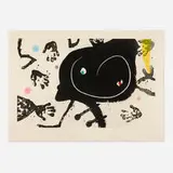 Joan Miró, L'encerclement, 1975, etching and aquatint in colors on Arches