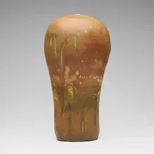 Closed Form by Toshiko Takaezu, c. 1965, glazed porcelain, sold Feb 2026