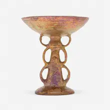 Chalice by Beatrice Wood, c. 1980, lustre-glazed earthenware, sold Feb 2026