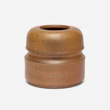 Vase by Robert Turner, c. 1976, glazed and reduction-fired stoneware, sold Feb 2026