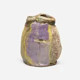 Robert Carston Arneson, Purple Arrow vase, 1962, glazed stoneware