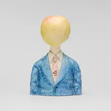 Jack Earl, Ohio Peach, 1979, glazed porcelain