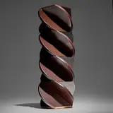 John Mason, Vertical Torque, 2015, glazed stoneware