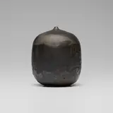 Closed Form by Toshiko Takaezu, c. 1991, glazed porcelain, sold Feb 2026