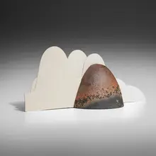 Untitled (Form 633399) by Ruth Duckworth, 1999, porcelain, glazed stoneware, sold Feb 2026