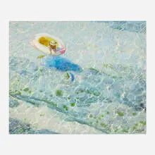 Tingbo Guang, Crystal Water, 1994, oil on canvas