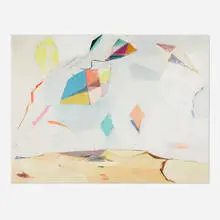 Louis Leon Ribak, View from a White Kite, 1957, oil on Masonite