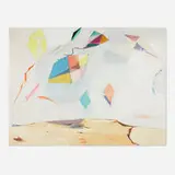 Louis Leon Ribak, View from a White Kite, 1957, oil on Masonite
