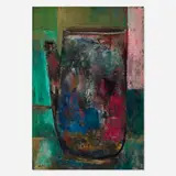 Albert Kotin, Untitled (Vase), oil on canvas