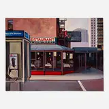 Rowena Smith, Silver Star Restaurant (New York City), oil on canvas