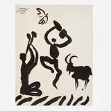 Pablo Picasso, La danse du berger, 1959, lithograph on Arches