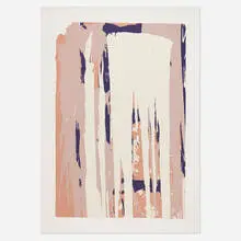 Larry Poons, Untitled, 1978, screenprint in colors