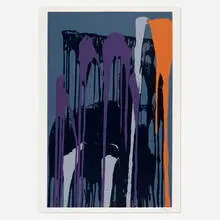 Larry Poons, Untitled, 1979-80, screenprint in colors on Arches