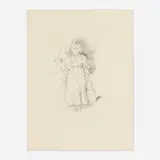James Abbott McNeill Whistler, Little Evelyn (from The Art Journal)