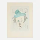 Claes Oldenburg, Symbolic Self-Portrait with Equals, 1971, offset lithograph in colors
