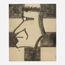 Joe Bradley, Untitled, 2018, etching