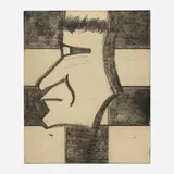 Joe Bradley, Untitled, 2018, etching