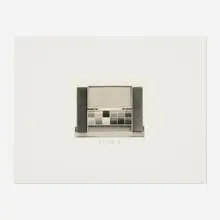 Jacques Muron, Pandora, 1990, engraving on Chine-collé