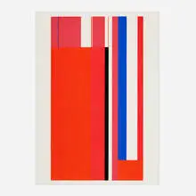 Ilya Bolotowsky, Untitled (from the Portfolio III), 1969-70, screenprint in colors on BFK Rives