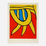 Nicholas Krushenick, Untitled (Composition), 1964, screenprint in colors