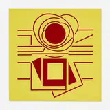 Victor Vasarely, Untitled (from the La lune en rodage portfolio), 1963, screenprint in colors