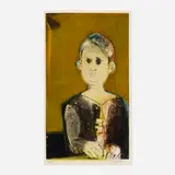 Mauricio Lasansky, Boy, 1954, intaglio, engraving, aquatint in colors, soft ground, grease ground, open-bite areas, electric stippling, scraping and burnishing