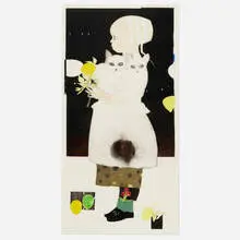 Mauricio Lasansky, Little Mennonite Girl, 1991, intaglio in colors, etching, drypoint, soft ground, scraping and burnishing