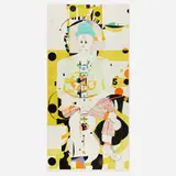 Mauricio Lasansky, The Clown, 1995, intaglio in colors, etching, drypoint, scraping and burnishing
