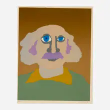 Allen Epstein, Albert Einstein, 1980, screenprint in colors