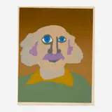 Allen Epstein, Albert Einstein, 1980, screenprint in colors