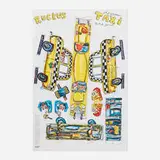 Red Grooms, Ruckus Taxi (poster), offset lithograph in colors