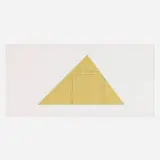 Robert Mangold, Untitled (from the A Book of Silk Screenprints - Multiple Panel Paintings portfolio), 1992, screenprint in colors on Fabriano Cotton