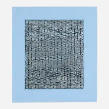 James Siena, Shaded Recursive Combs, 2009, etching in colors on Hahnemühle Bugra Sapphire Blue