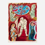 André Masson, Don Giovanni (from the Metropolitan Opera Fine Art I portfolio), 1978, lithograph in colors
