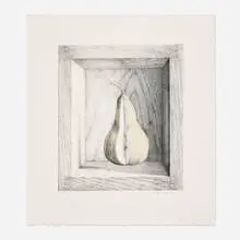 John Henry Wilde, Pear, 1992, lithograph in colors