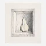 John Henry Wilde, Pear, 1992, lithograph in colors