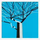 Alex Katz, Tree 10, 2022, lithograph in colors