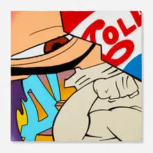 John Matos, Call to Arms, 2004, acrylic on canvas